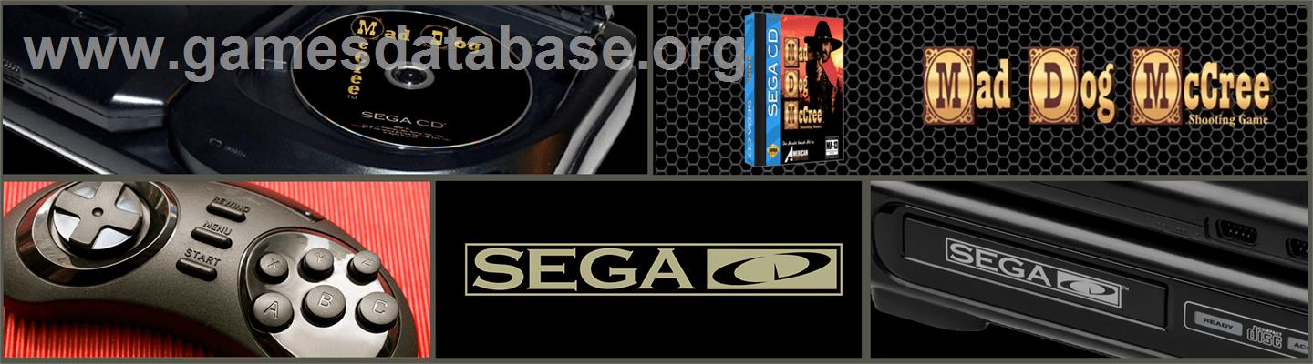 Mad Dog McCree - Sega CD - Artwork - Marquee