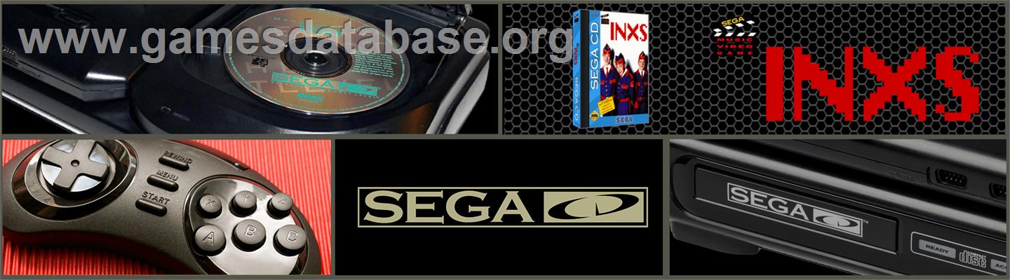 Make My Video: INXS - Sega CD - Artwork - Marquee