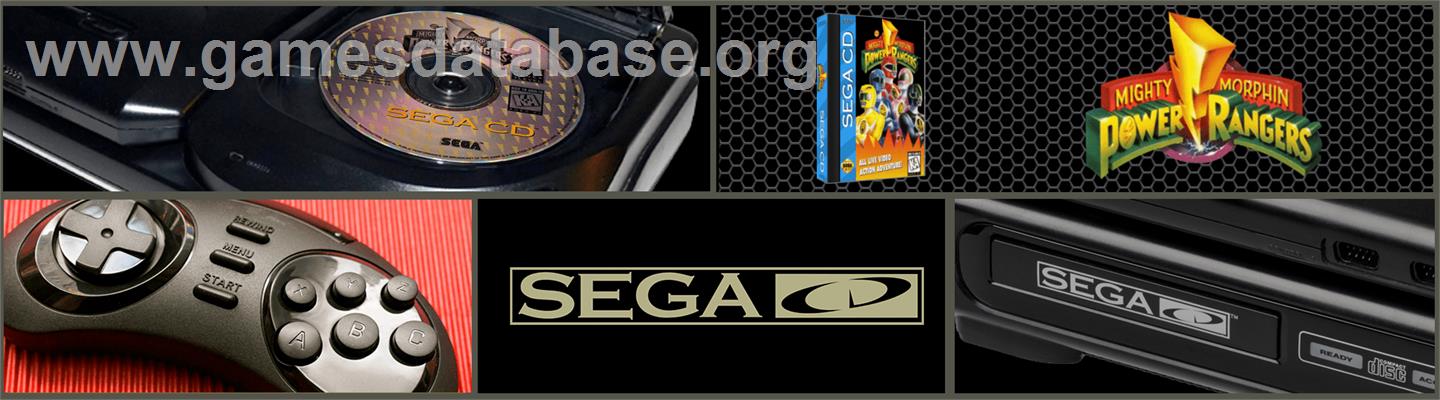 Mighty Morphin Power Rangers - Sega CD - Artwork - Marquee