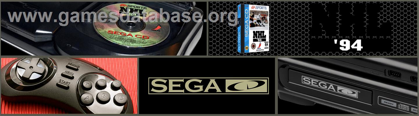 NHL '94 - Sega CD - Artwork - Marquee
