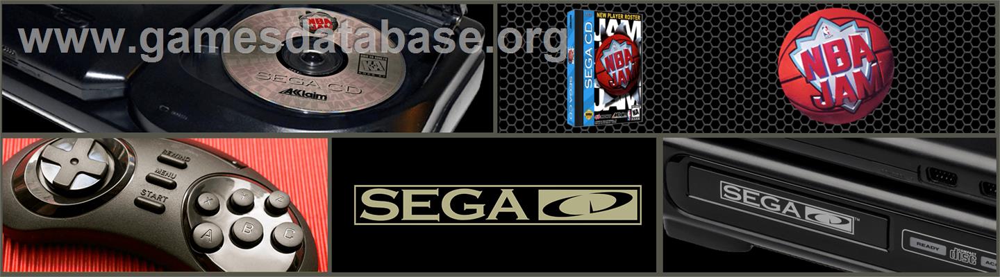 Nba Jam - Sega CD - Artwork - Marquee