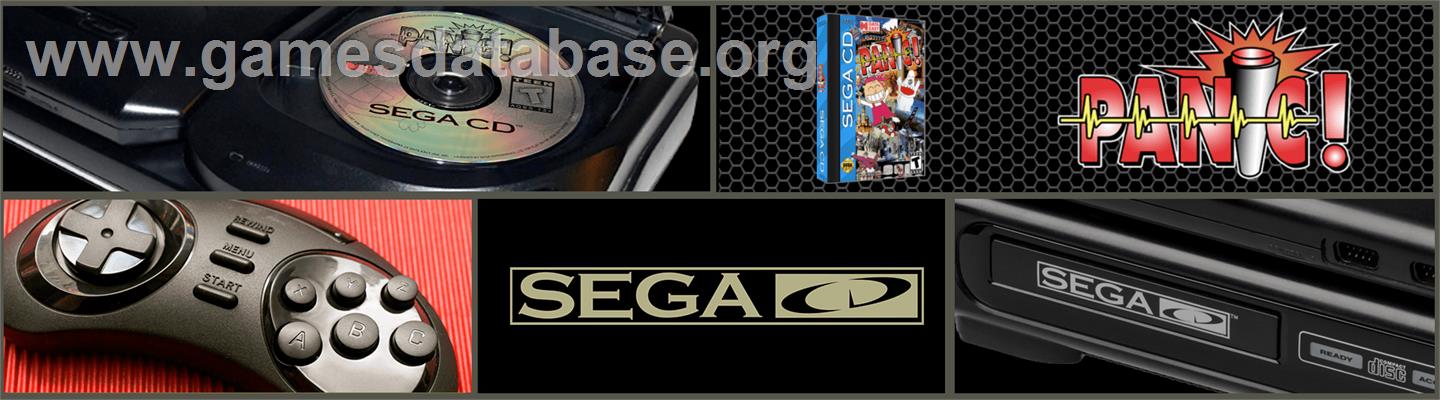 Panic! - Sega CD - Artwork - Marquee