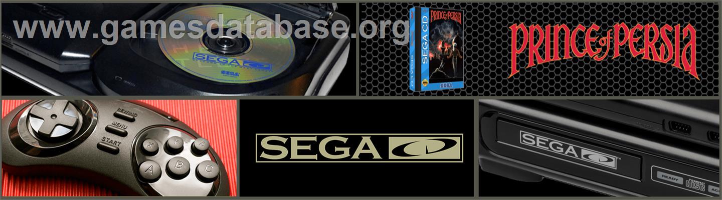 Prince Of Persia - Sega CD - Artwork - Marquee
