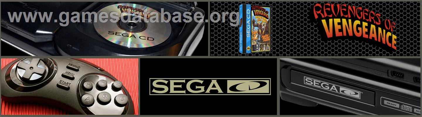 Revengers of Vengeance - Sega CD - Artwork - Marquee