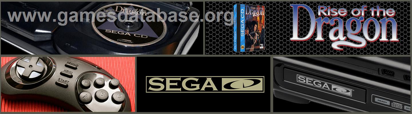 Rise Of The Dragon - Sega CD - Artwork - Marquee