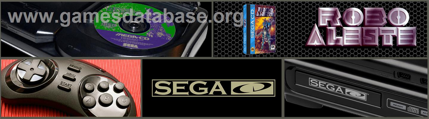 Robo Aleste - Sega CD - Artwork - Marquee