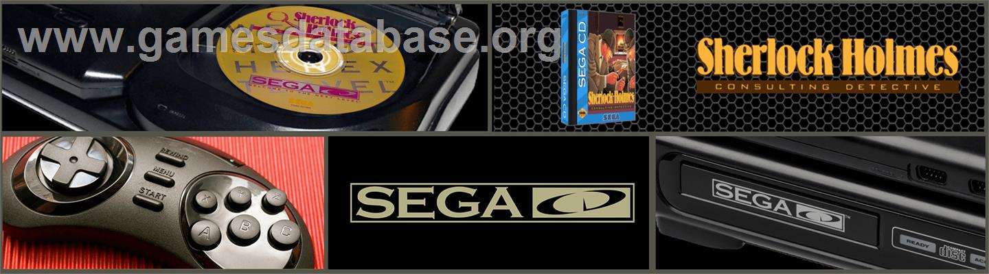 Sherlock Holmes: Consulting Detective - Sega CD - Artwork - Marquee