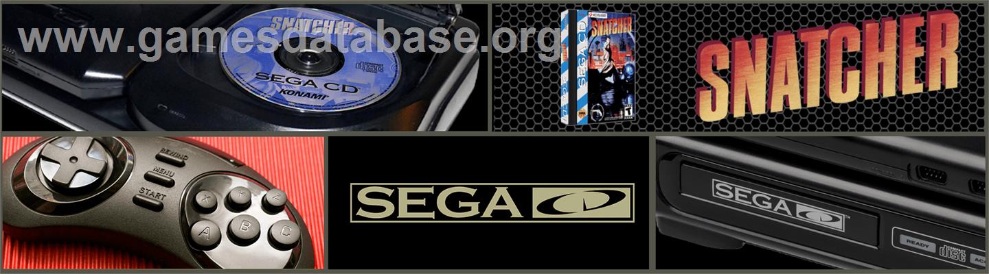 Snatcher - Sega CD - Artwork - Marquee