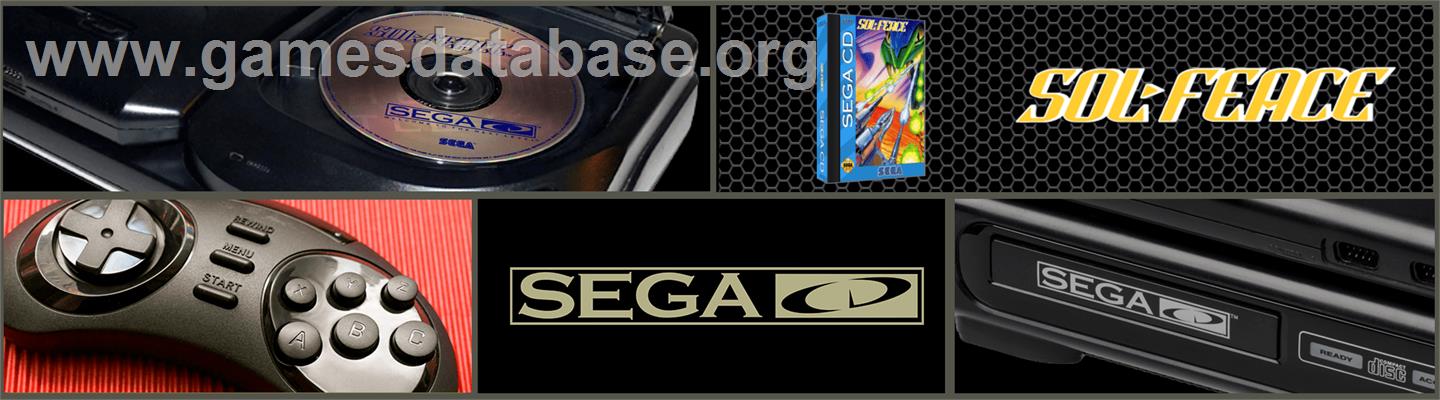 Sol-feace - Sega CD - Artwork - Marquee
