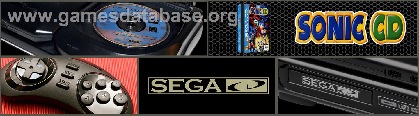 Sonic CD - Sega CD - Artwork - Marquee