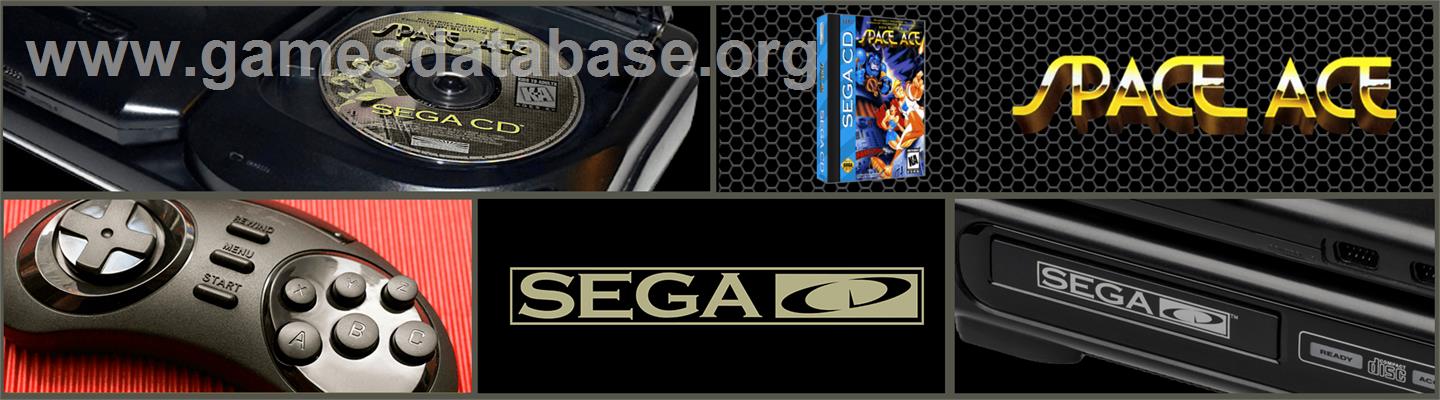 Space Ace - Sega CD - Artwork - Marquee