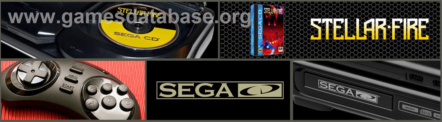 Stellar-Fire - Sega CD - Artwork - Marquee