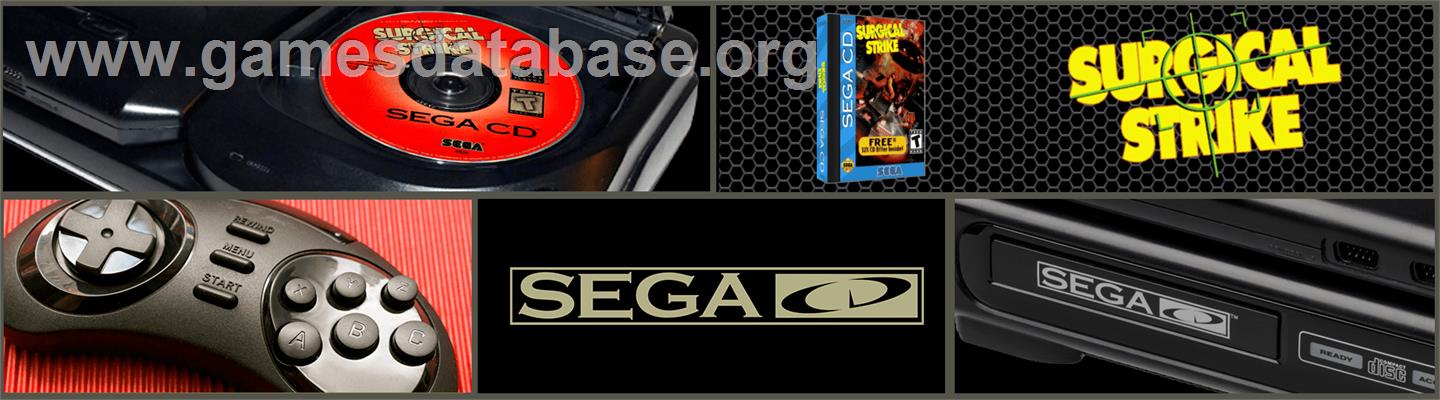 Surgical Strike - Sega CD - Artwork - Marquee