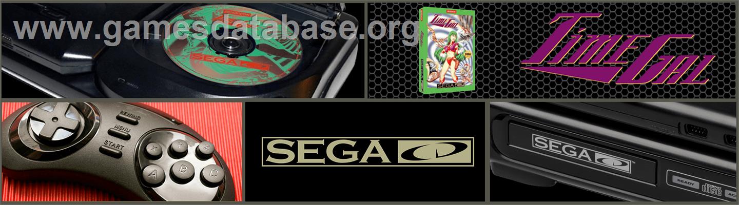 Time Gal - Sega CD - Artwork - Marquee