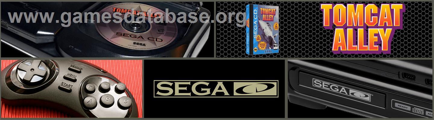 Tomcat Alley - Sega CD - Artwork - Marquee