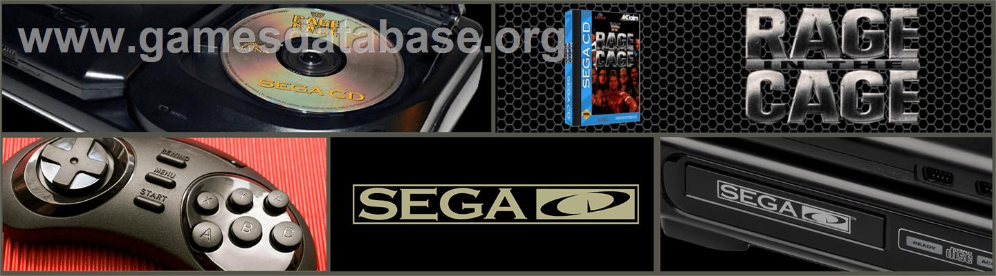WWF Rage in the Cage - Sega CD - Artwork - Marquee