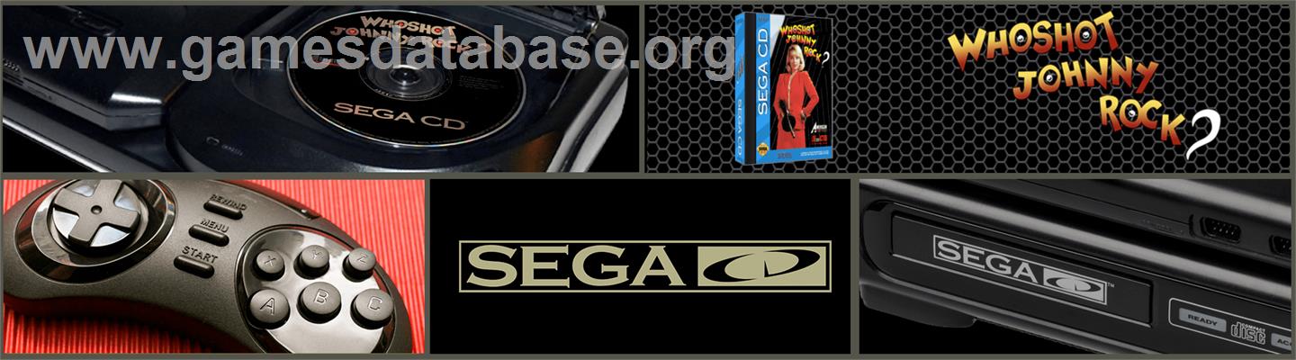 Who Shot Johnny Rock? v1.6 - Sega CD - Artwork - Marquee