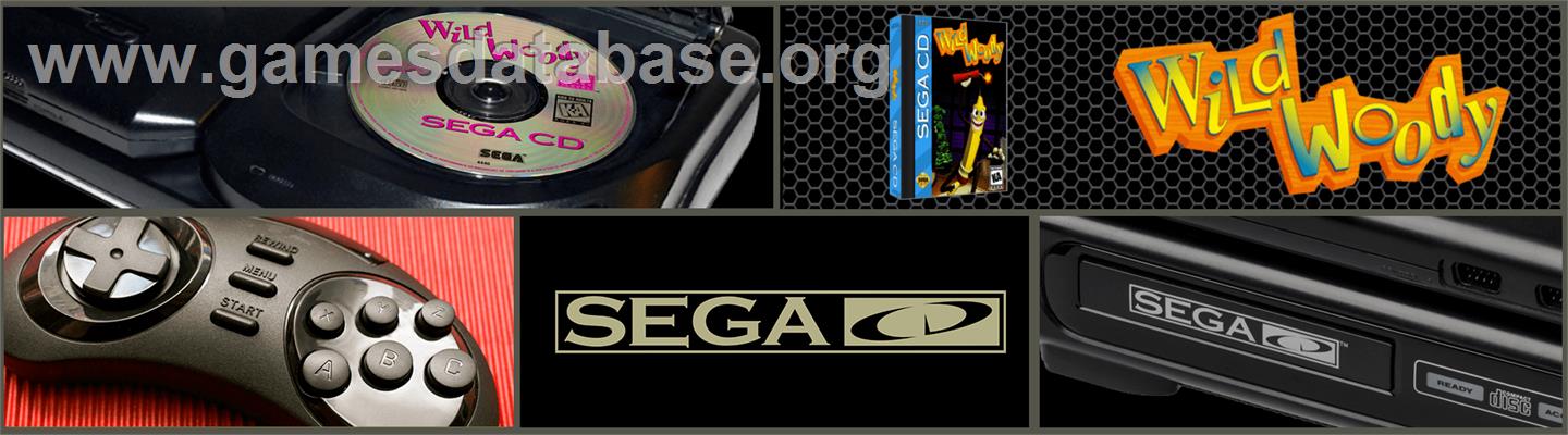 Wild Woody - Sega CD - Artwork - Marquee