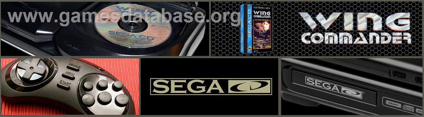 Wing Commander - Sega CD - Artwork - Marquee