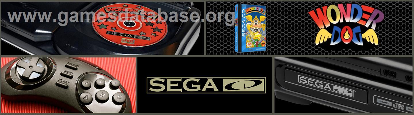 Wonder Dog - Sega CD - Artwork - Marquee