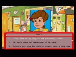 In game image of Adventures Of Willy Beamish, The on the Sega CD.
