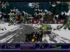 In game image of Batman Returns on the Sega CD.