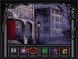In game image of Dracula Unleashed on the Sega CD.