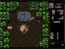 In game image of Dungeon Explorer on the Sega CD.