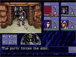 In game image of Eye of the Beholder on the Sega CD.