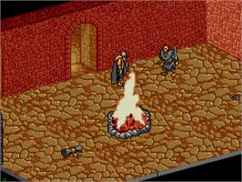 In game image of Heimdall on the Sega CD.