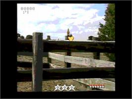 In game image of Mad Dog Mccree on the Sega CD.