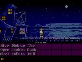 In game image of Secret of Monkey Island on the Sega CD.