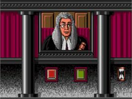 In game image of Sherlock Holmes: Consulting Detective on the Sega CD.