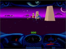In game image of Stellar-Fire on the Sega CD.