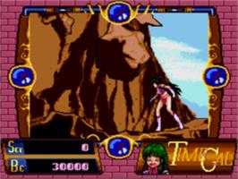 In game image of Time Gal on the Sega CD.