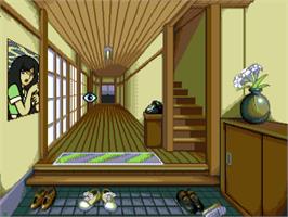 In game image of Urusei Yatsura: Dear My Friends on the Sega CD.