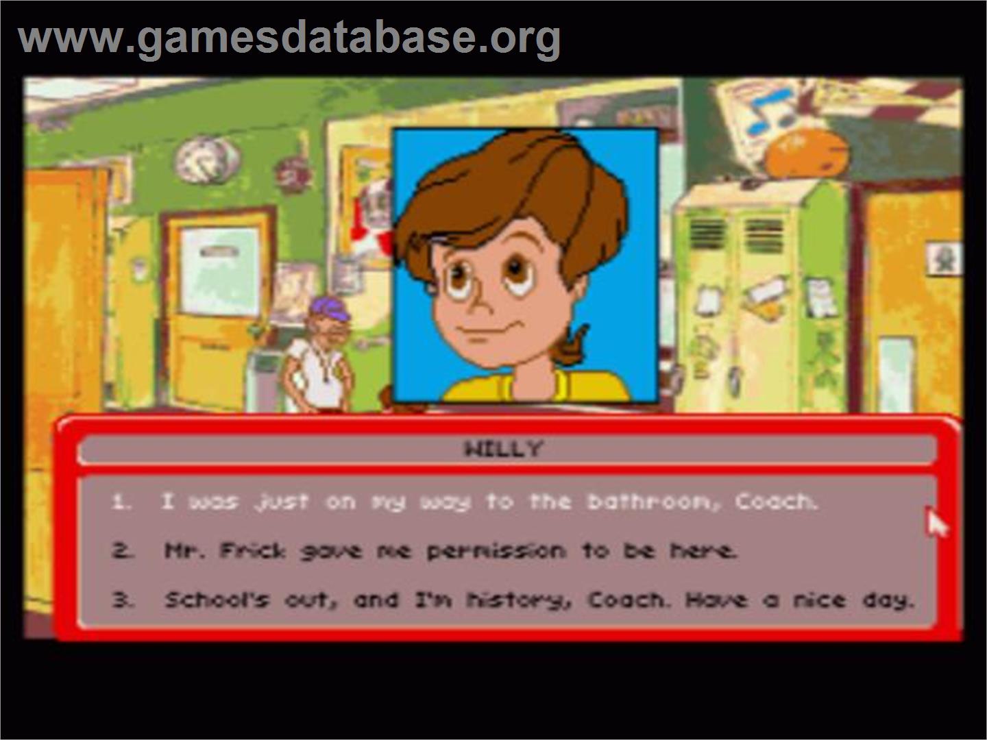Adventures Of Willy Beamish, The - Sega CD - Artwork - In Game