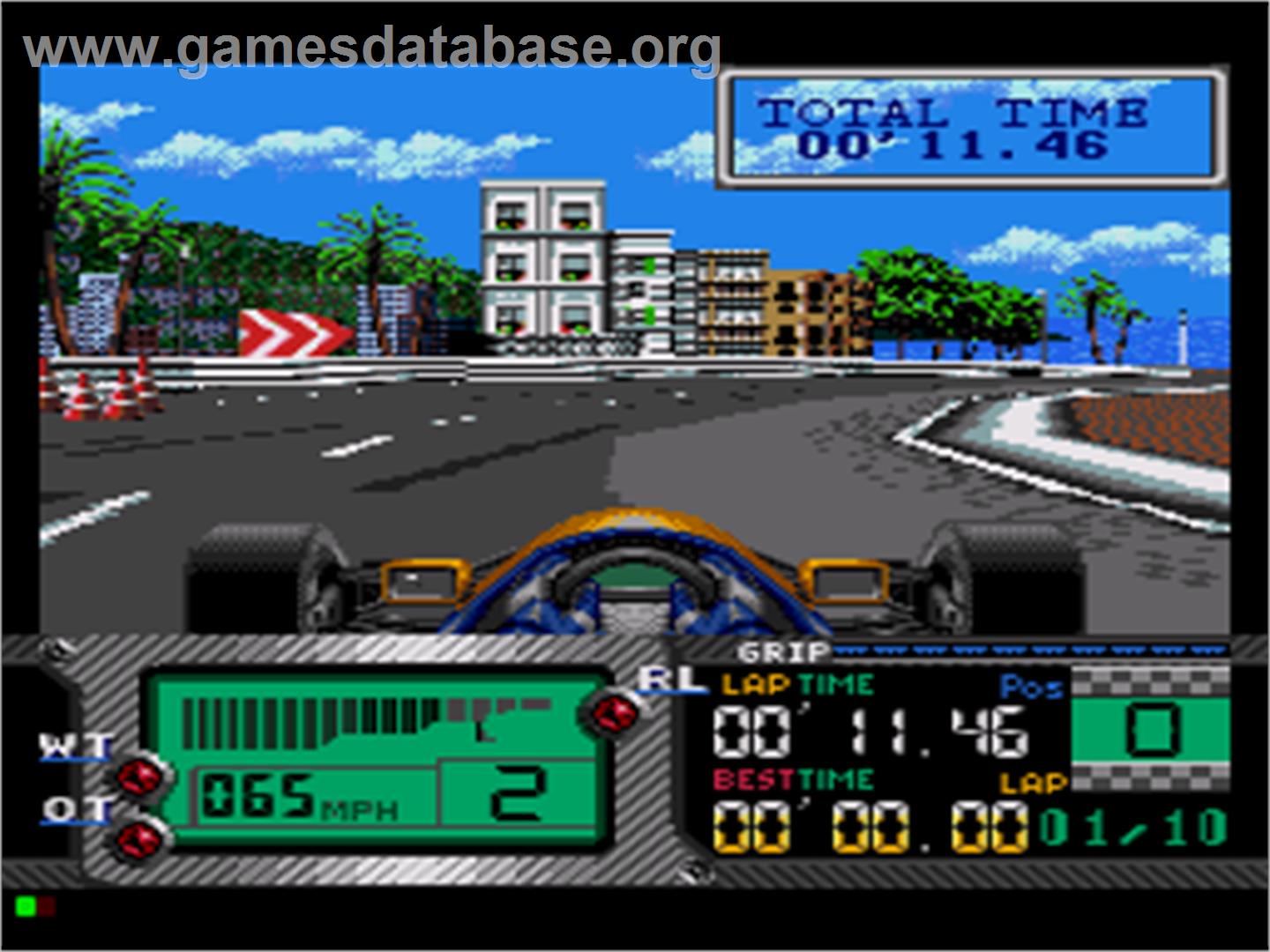 Formula 1 World Championship: Beyond the Limit - Sega CD - Artwork - In Game
