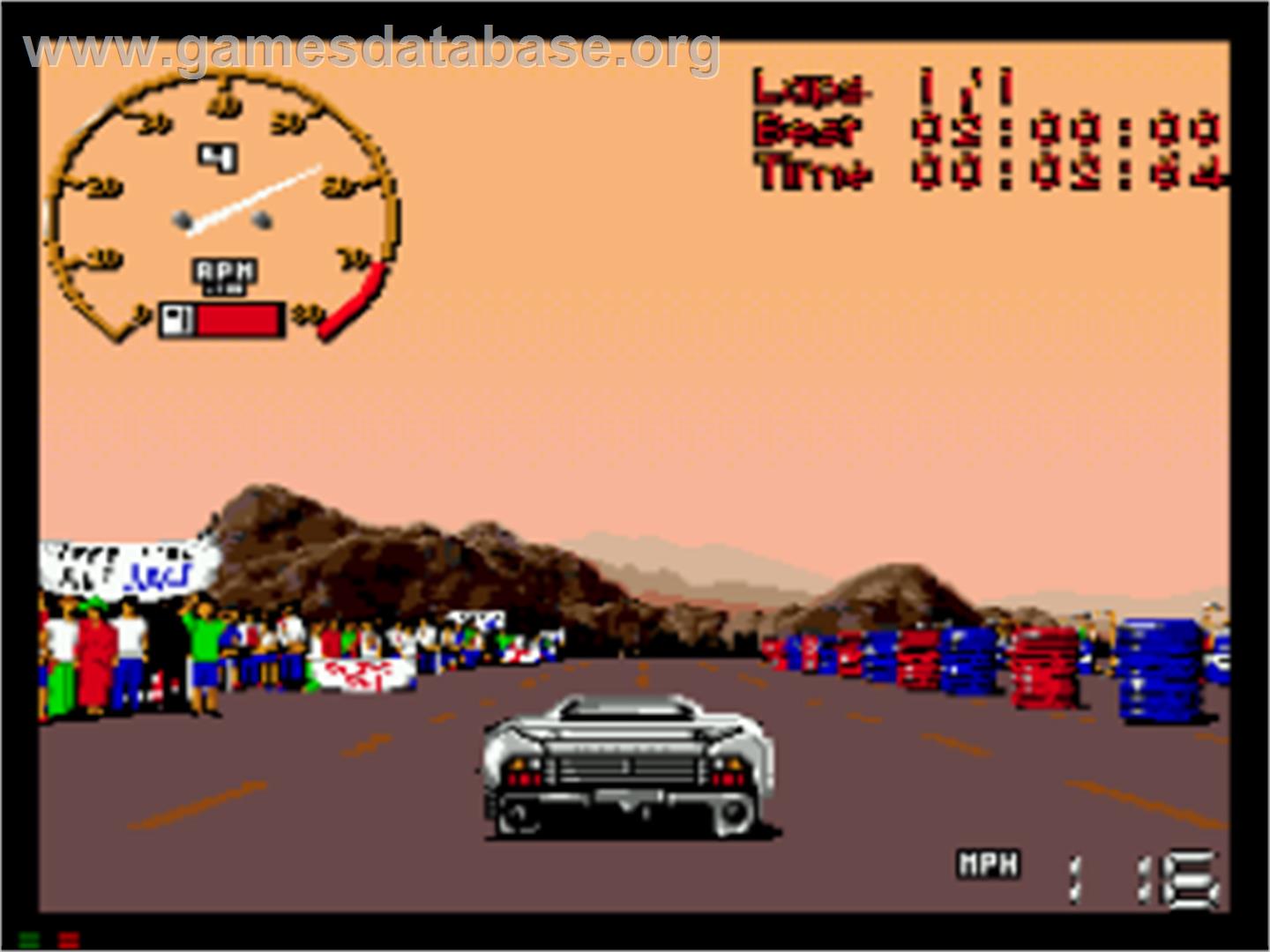 Jaguar XJ220 - Sega CD - Artwork - In Game