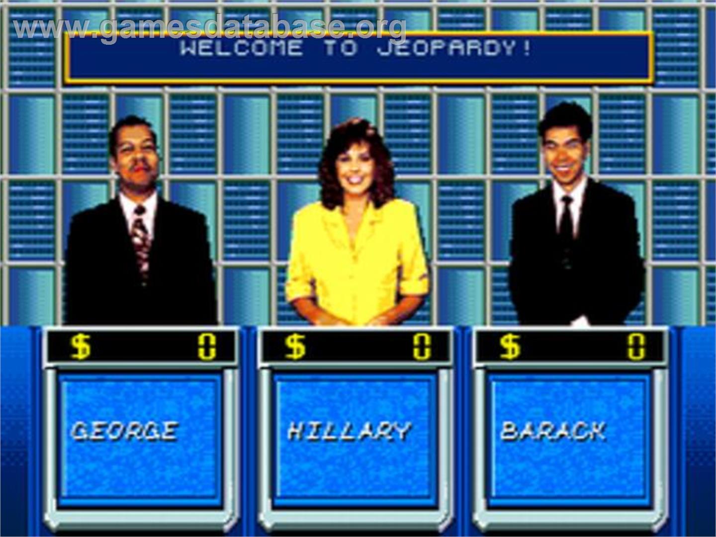 Jeopardy! - Sega CD - Artwork - In Game