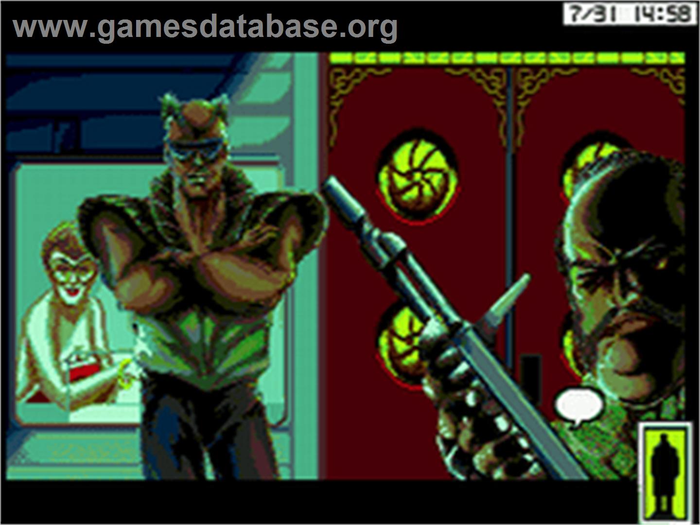 Rise of the Dragon - Sega CD - Artwork - In Game
