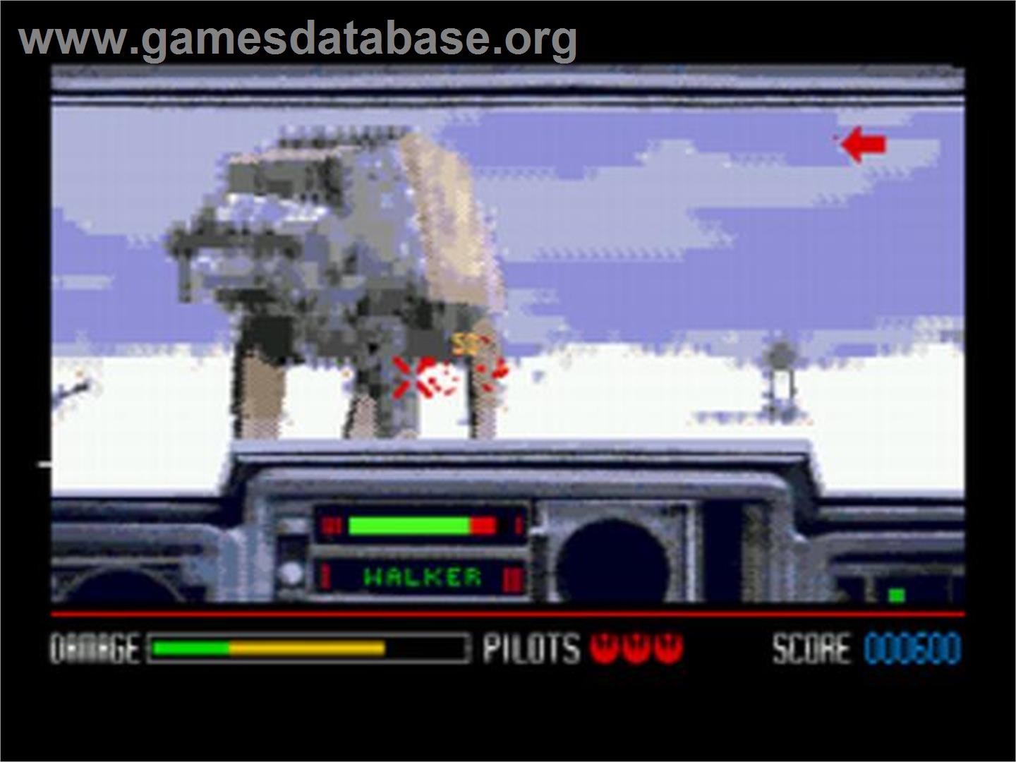 Star Wars - Rebel Assault - Sega CD - Artwork - In Game