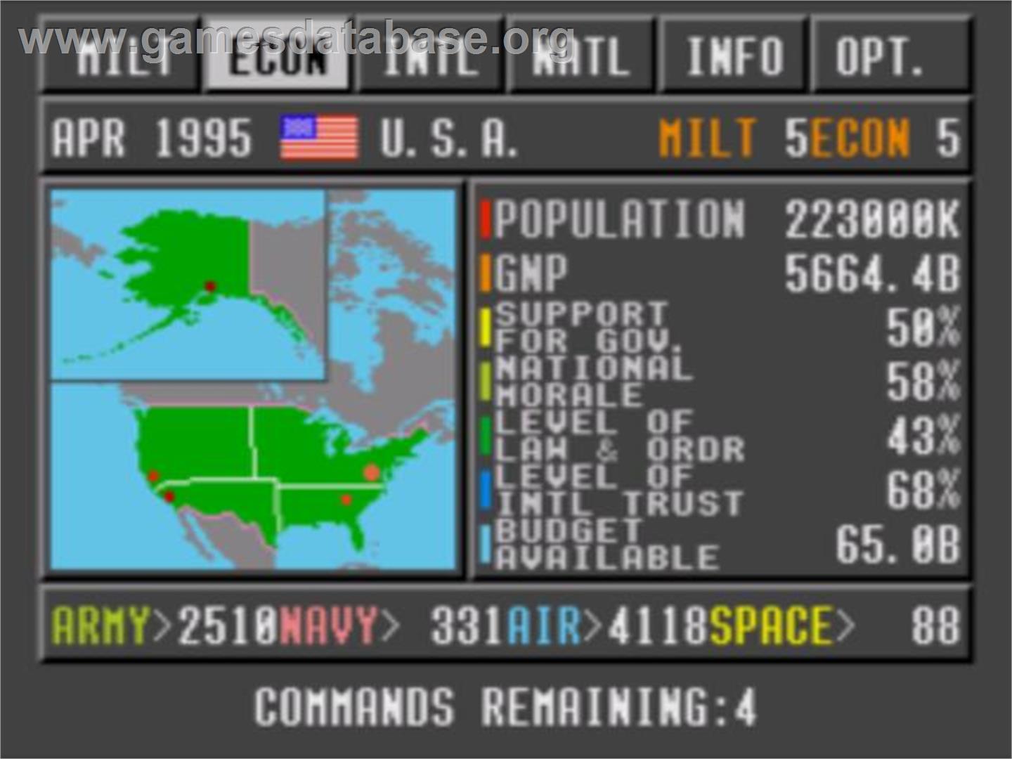 Third World War, The - Sega CD - Artwork - In Game