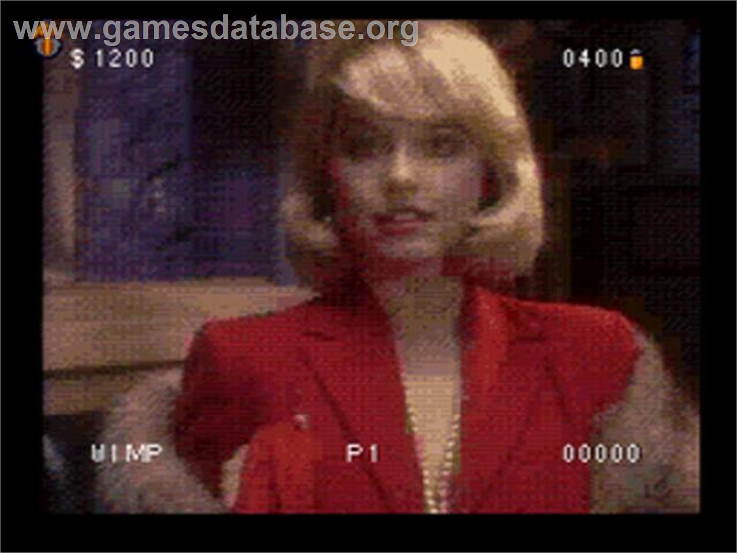 Who Shot Johnny Rock? - Sega CD - Artwork - In Game