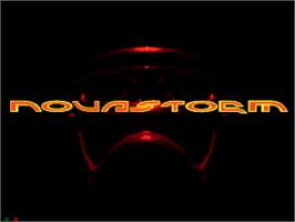 Title screen of Novastorm on the Sega CD.