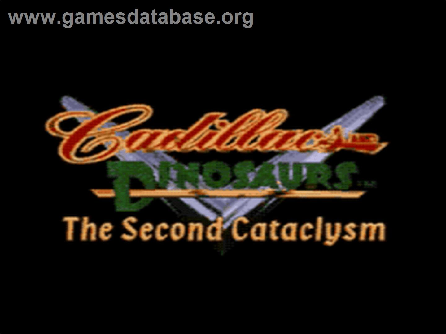 Cadillacs and Dinosaurs: The Second Cataclysm - Sega CD - Artwork - Title Screen