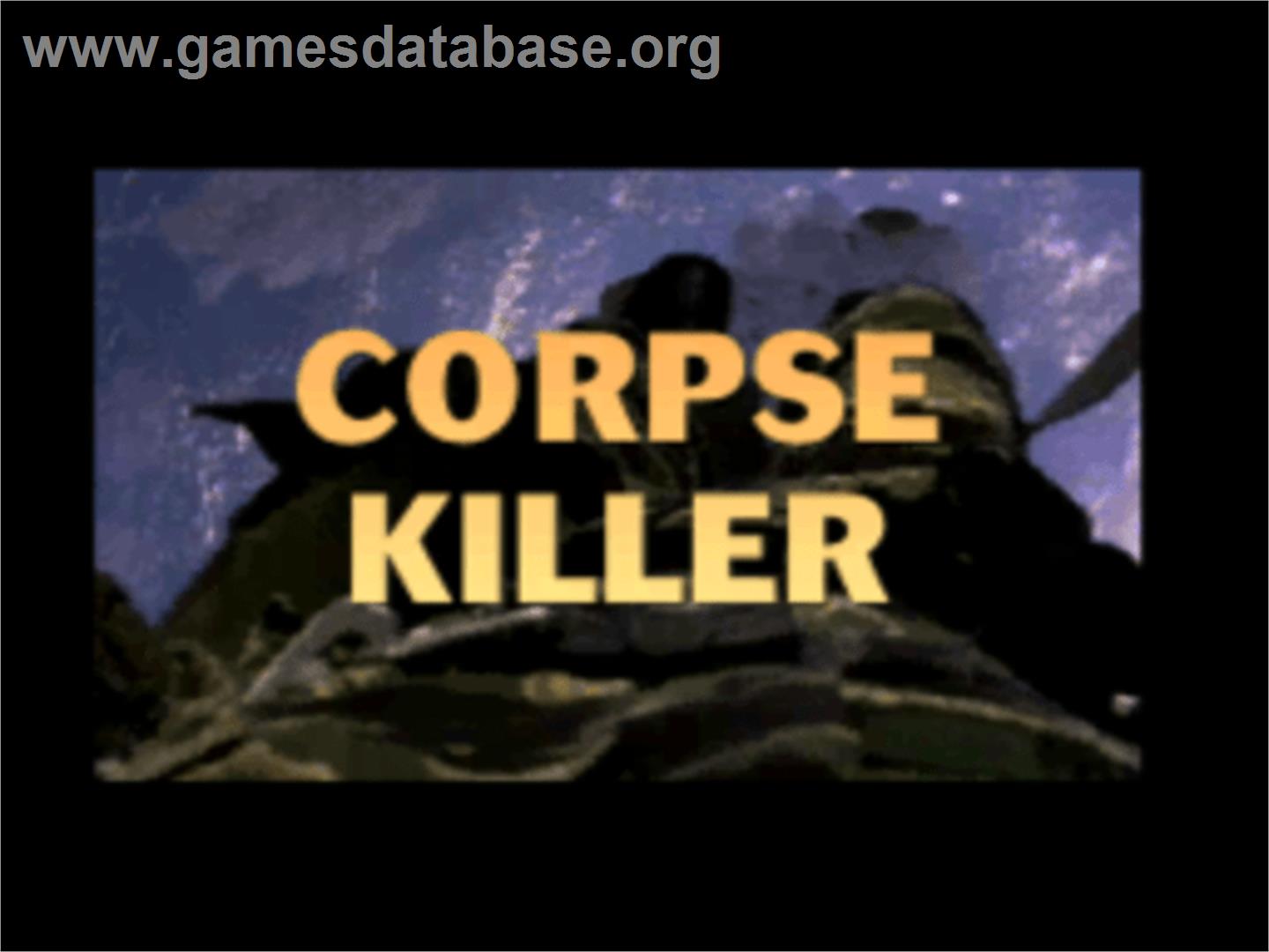 Corpse Killer - Sega CD - Artwork - Title Screen