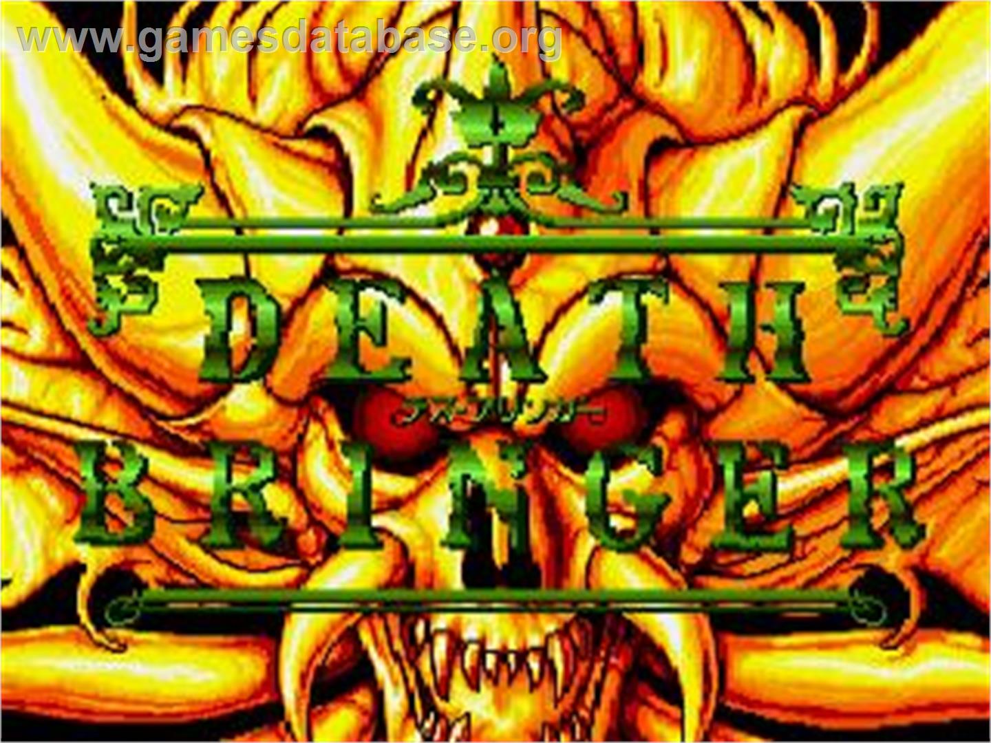 Death Bringer - Sega CD - Artwork - Title Screen