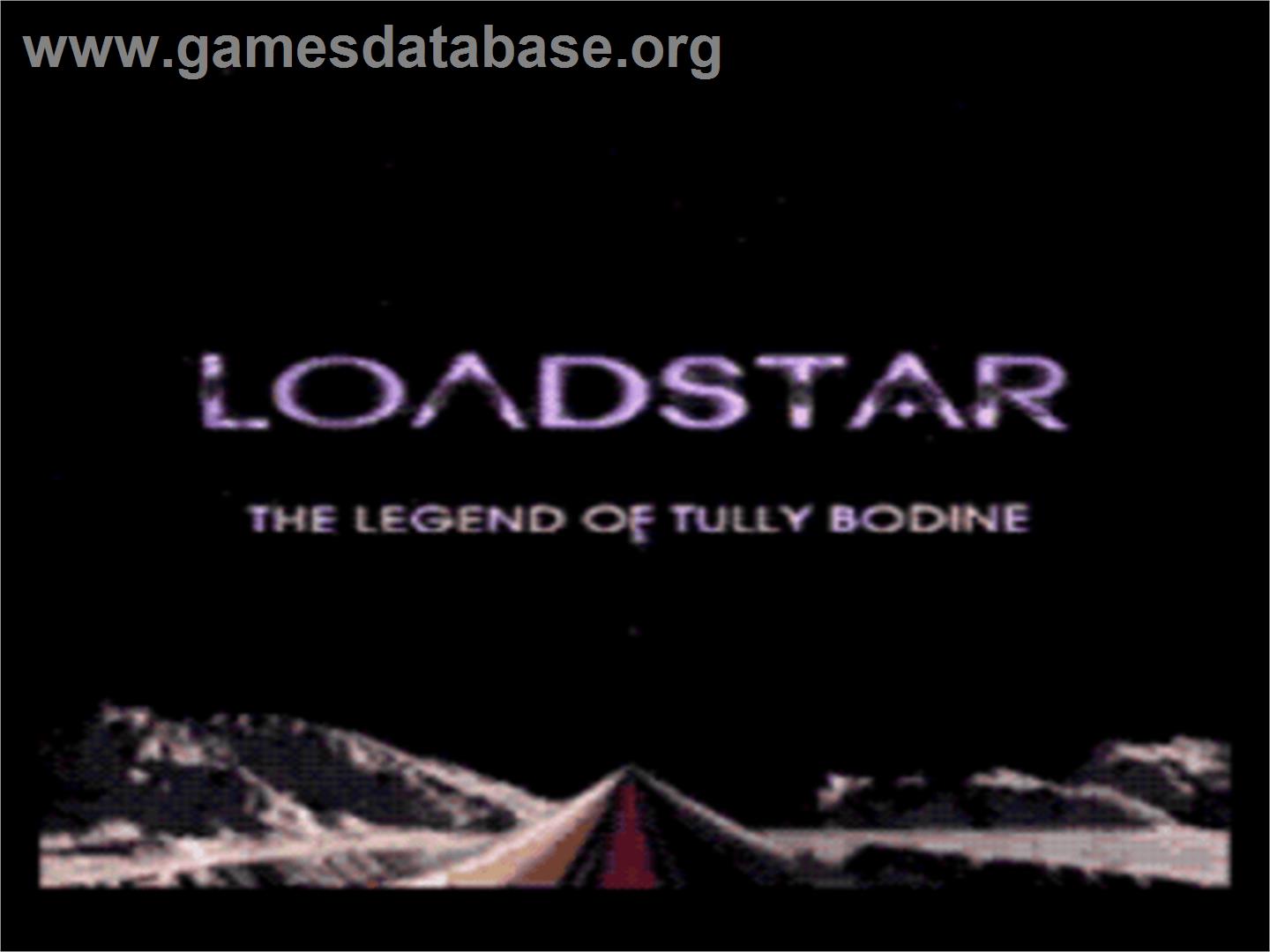 Loadstar: The Legend of Tully Bodine - Sega CD - Artwork - Title Screen