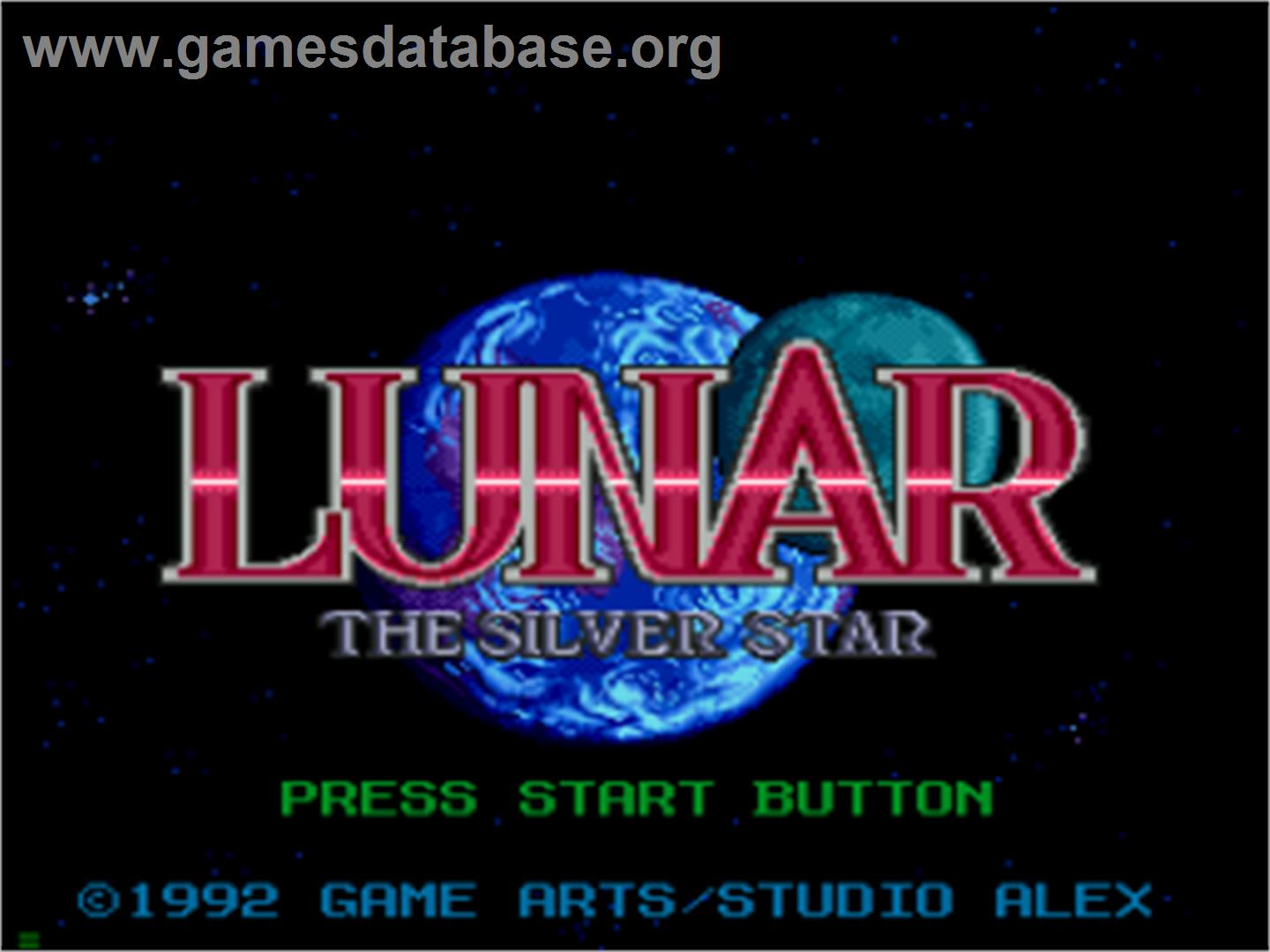 Lunar: Silver Star - Sega CD - Artwork - Title Screen